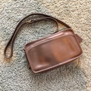 コーチ(COACH)のコーチ COACH オールド ショルダー 茶 グレージュ(ショルダーバッグ)