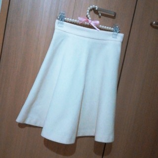 レッセパッセ(LAISSE PASSE)の♡ ウールミニフレアースカート ♡(ミニスカート)