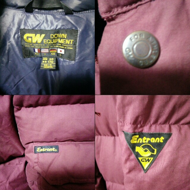 THE NORTH FACE(ザノースフェイス)の90年代 GOLDWIN ダウンジャケット Entront L メンズのジャケット/アウター(ダウンジャケット)の商品写真