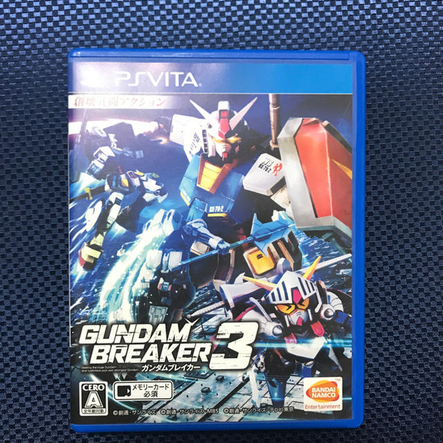 BANDAI(バンダイ)の【もずぎん様用】ガンダムブレイカー3  PS VITA エンタメ/ホビーのゲームソフト/ゲーム機本体(携帯用ゲームソフト)の商品写真