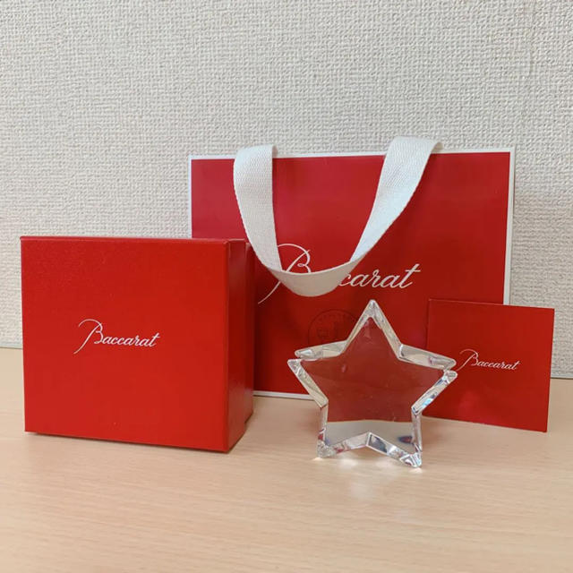 Baccarat バカラ ペーパーウェイト ザンザンスター Baccarat バカラ ペーパーウェイト ザンザンスター