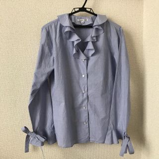 ユニクロ(UNIQLO)のUNIQLO イネス フリルブラウス(シャツ/ブラウス(長袖/七分))