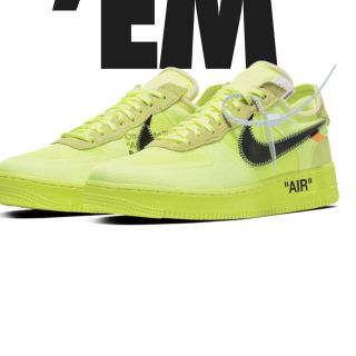 ナイキ(NIKE)のNIKE off-white airforce1(スニーカー)