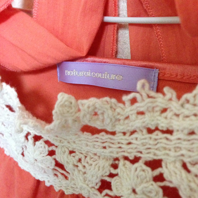natural couture(ナチュラルクチュール)のオレンジキャミ レディースのトップス(キャミソール)の商品写真