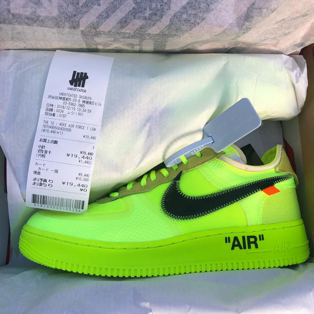 もらって嬉しい出産祝い NIKE - 28cm off-white NIKE air force1 スニーカー もらって嬉しい出産祝い NIKE - 28cm off-white NIKE air force1 スニーカー