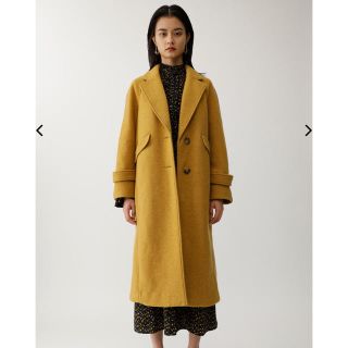 マウジー(moussy)のSINGLE BREASTED WOOL コート(ロングコート)