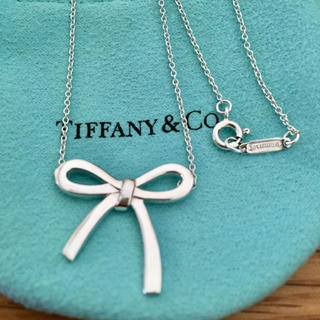 ティファニー(Tiffany & Co.)のTIFFANY&CO. リボンネックレス(ネックレス)