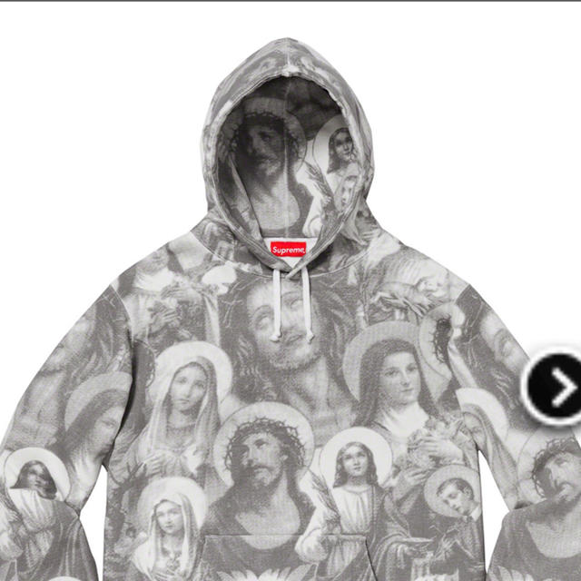 Supreme jesus and mary hooded sweatshirt