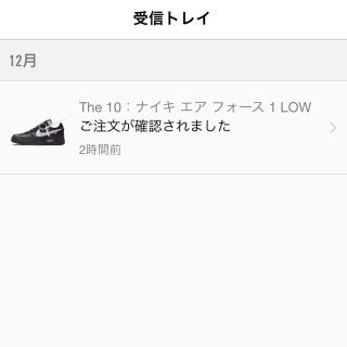 ナイキ(NIKE)のThe10 Nike Air Force 1 low  29cm(スニーカー)