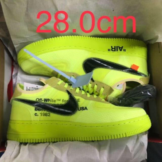 the ten offwhite af1 28.0