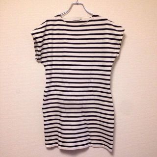 マウジー(moussy)のMOUSSY ボーダーワンピース(ミニワンピース)