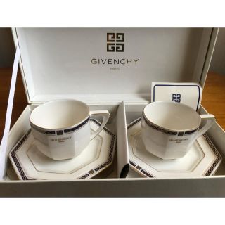 ジバンシィ(GIVENCHY)のGIVENCHY カップアンドソーサー ペア(グラス/カップ)