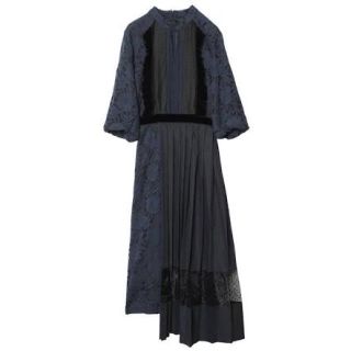 アメリヴィンテージ(Ameri VINTAGE)の専用 ameri pleats lace docking dress(ひざ丈ワンピース)