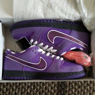 ナイキ(NIKE)のdunk low sb purple lobster 27cm jordan(スニーカー)