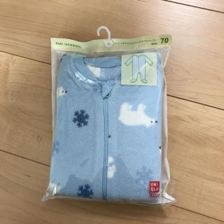 ユニクロ(UNIQLO)のユニクロ ストレッチマイクロフリースオールインワン(カバーオール)