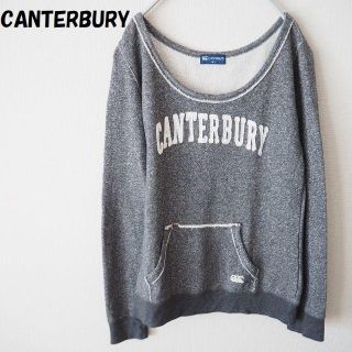 カンタベリー(CANTERBURY)のmiiiikoさん専用カンタベリー ロゴスウェット 霜降りグレー サイズM(トレーナー/スウェット)