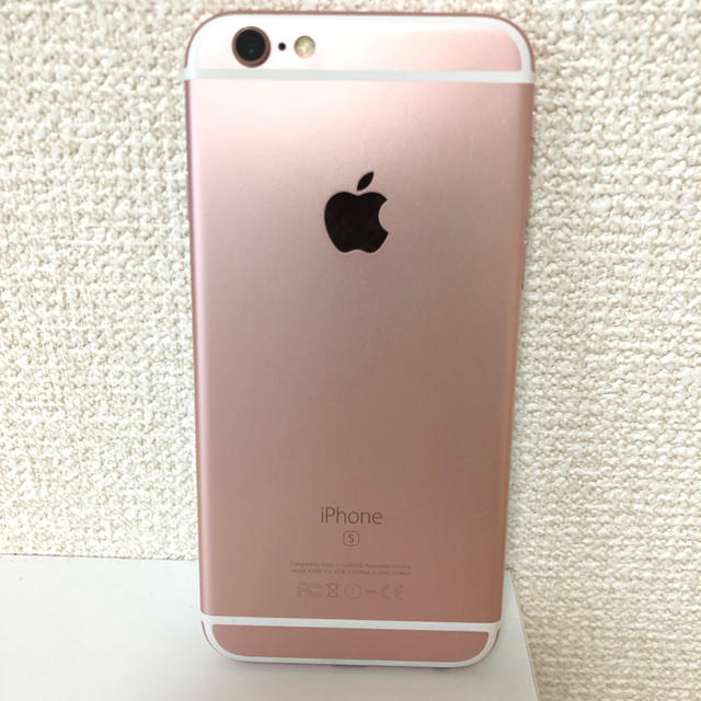 Apple(アップル)のiPhone6S ピンクゴールド☆64G スマホ/家電/カメラのスマートフォン/携帯電話(スマートフォン本体)の商品写真