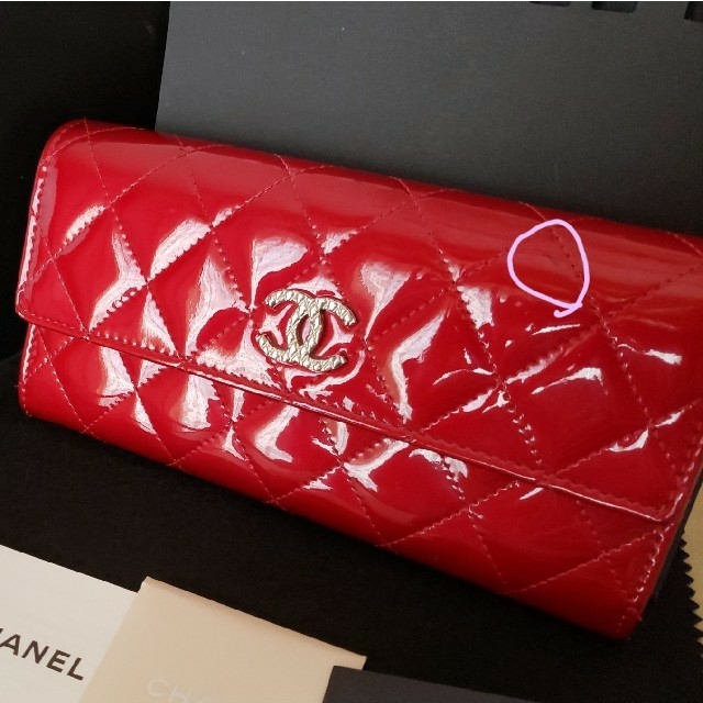 CHANEL - CHANEL☆本物☆シャネル☆ブリリアント マトラッセ エナメル