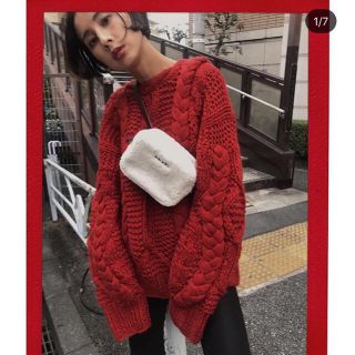 アメリヴィンテージ(Ameri VINTAGE)の専用！ameri vintage  OVER SIZE TWIST KNIT(ニット/セーター)