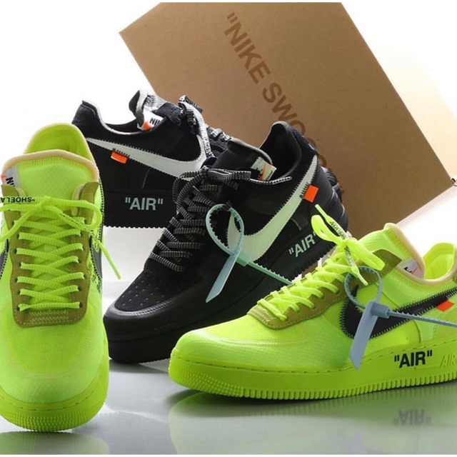 the ten airforce1 low black+volt set