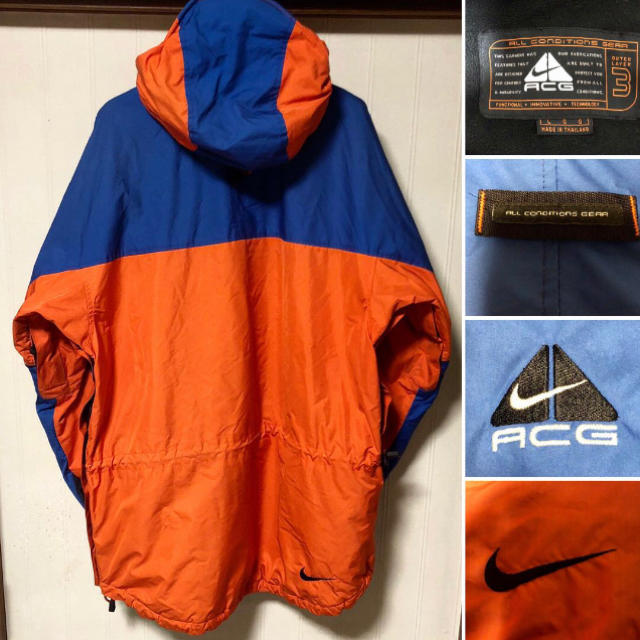 激レア❗️90s NIKE ACG マウンテンパーカー オレンジ