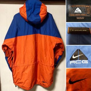 NIKE　ナイキ　ACG マウンテンパーカー　オレンジ　90S Lサイズ