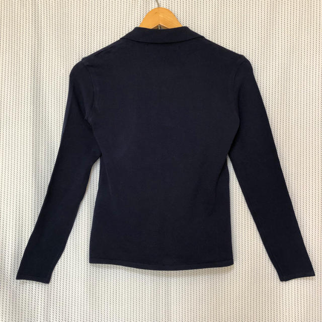 Ralph Lauren(ラルフローレン)の【美品】RALPH LAUREN ストレッチニット＊95＊M〜L＊ネイビー＊ レディースのトップス(ニット/セーター)の商品写真