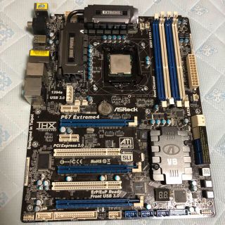 ASRock P67 Extreme4 LGA1155 マザーボード(PCパーツ)