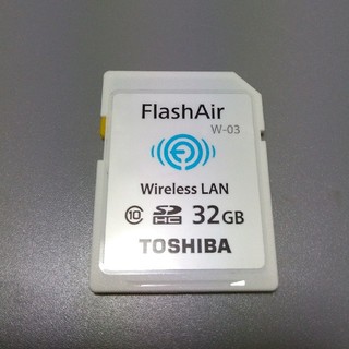 トウシバ(東芝)の東芝 TOSHIBA FlashAir 32GB W-03(その他)