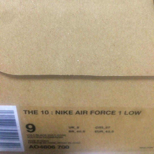 NIKE(ナイキ)のOff-White /  NIKE  AIR FORCE 1 メンズの靴/シューズ(スニーカー)の商品写真
