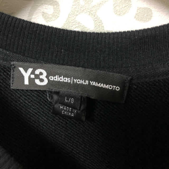 Y-3(ワイスリー)の国内正規品 破格★Y-3 スウェット 黒 Ｌ メンズのトップス(スウェット)の商品写真