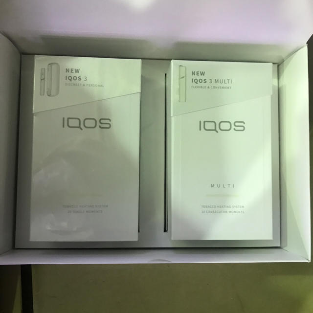 IQOS3 & IQOS3 multi ホワイト セット 新品未開封 解除済