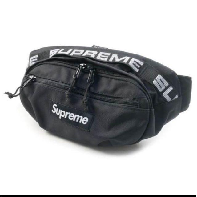 Supreme(シュプリーム)のSupreme waist bag 18ss 新品 black ウエストバッグ メンズのバッグ(ウエストポーチ)の商品写真