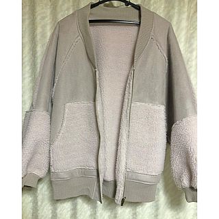 ダブルクローゼット(w closet)のフェイクムートンリバーシブルビッグブルゾン(ブルゾン)