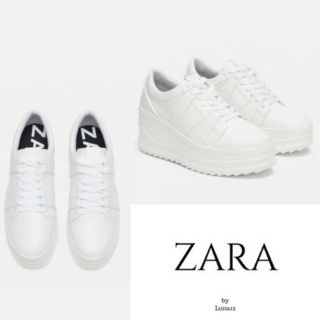 ザラ(ZARA)のZARA 厚底スニーカー（23.4㎝）(スニーカー)