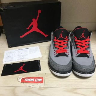 ナイキ(NIKE)のAIR JORDAN 3 RETRO "STEALTH"(スニーカー)