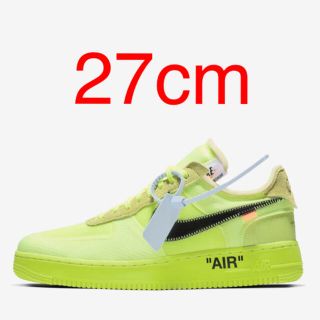 ナイキ(NIKE)のNIKE x OFF WHITE AIR FORCE 1(スニーカー)