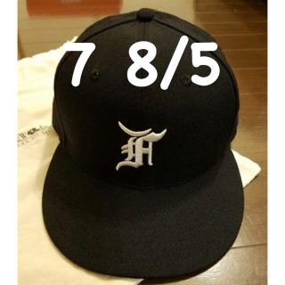 新品未使用 NEWERA fearofgod キャップ 7 3/8 ブラック 新品未使用 NEWERA fearofgod キャップ 7 3/8 ブラック