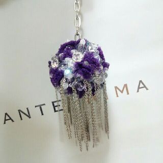 アンテプリマ(ANTEPRIMA)のANTEPRIMA♡バッグチャーム＊パープル(チャーム)