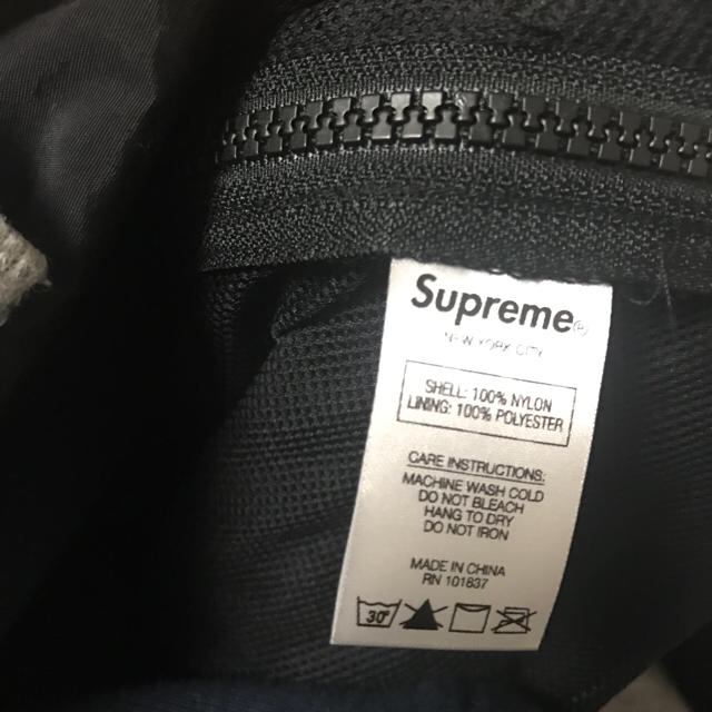 supreme court half zip pullover BLACK S