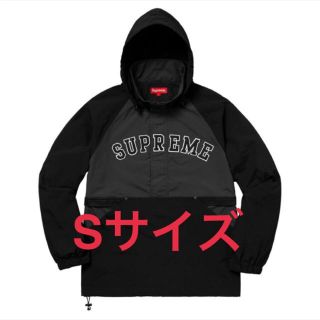 シュプリーム(Supreme)のsupreme court half zip pullover BLACK S(ナイロンジャケット)