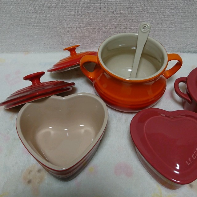 LE CREUSET(ルクルーゼ)の専用 ☆ルクルーゼ ラムカンセット インテリア/住まい/日用品のキッチン/食器(食器)の商品写真