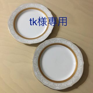 ノリタケ(Noritake)のノリタケ♡Noritake ペアプレート ゴールド(食器)