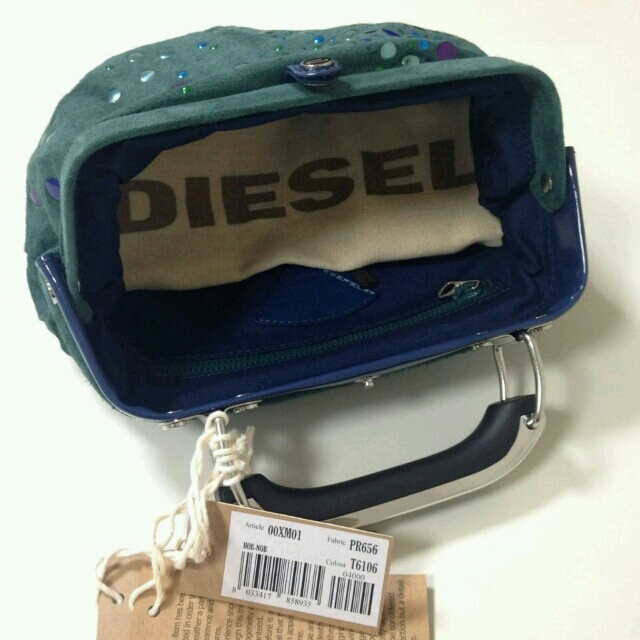 DIESEL(ディーゼル)のディーゼルバッグ　バルサムブルー レディースのバッグ(ハンドバッグ)の商品写真