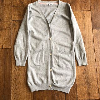 グローバルワーク(GLOBAL WORK)のGLOBAL WORK グレー ニットロングカーディ XL(120-130)(カーディガン)