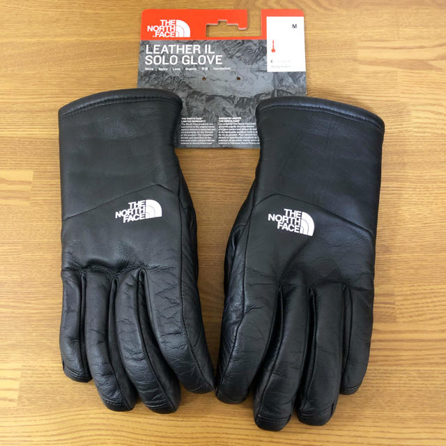 tnf leather glovesblackサイズ