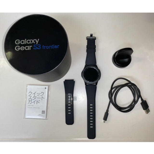 SAMSUNG(サムスン)の【おまけ付き】GALAXY gear s3 frontier メンズの時計(腕時計(デジタル))の商品写真