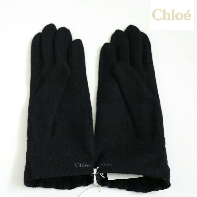 Chloe(クロエ)の❤正規品/新品タグ付き クロエ【Chloe】高級手袋【お花柄モチーフ付き】❤ レディースのファッション小物(手袋)の商品写真