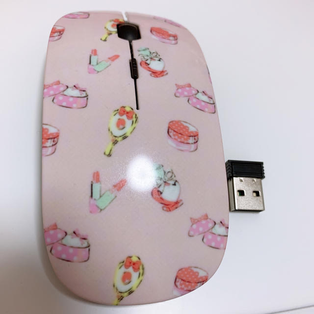 パソコン マウス ピンク ワイヤレス スマホ/家電/カメラのPC/タブレット(PC周辺機器)の商品写真