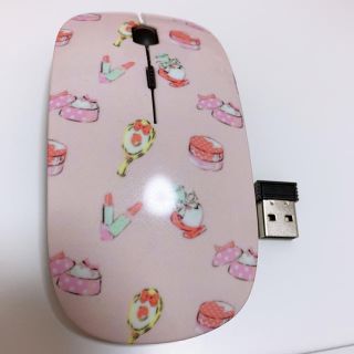 パソコン マウス ピンク ワイヤレス(PC周辺機器)